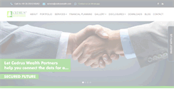Desktop Screenshot of cedruswealth.com